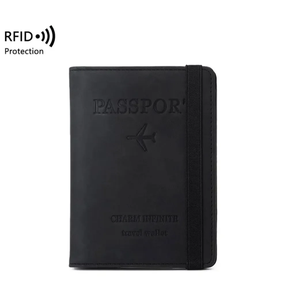 Passport Holder Travel Essentials Passport Wallet RFID Blocking for Men Women US